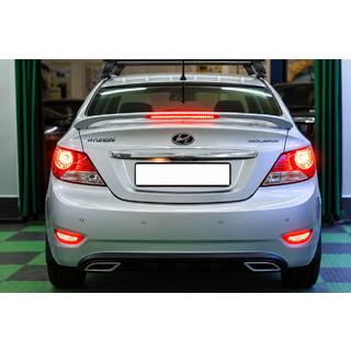 Spoiler Niken V2 (för lackering) Hyundai Accent 2011–2017 foto 1
