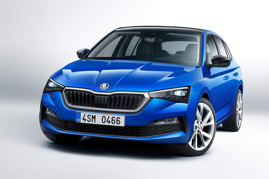 Nya halvkombin Skoda Scala i företagets modellutbud