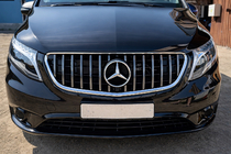 Mercedes Vito/V-klass W447 2014– Frontgrill GT Panamericana Chrome (2014-2023 för Vito W447) foto 1