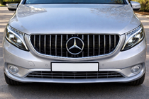 Mercedes Vito/V-klass W447 2014– Frontgrill GT Panamericana Chrome (2014-2023 för Vito W447) foto 4