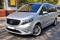 Mercedes Vito/V-klass W447 2014– Frontgrill GT Panamericana Chrome (2014-2023 för Vito W447) foto 5