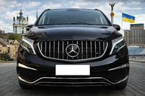 Mercedes Vito/V-klass W447 2014– Frontgrill GT Panamericana Chrome (2014-2019 för V-class) foto 1