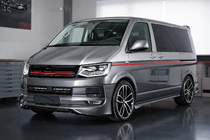 Volkswagen T6 2015–2024 Frontspoilerläpp till stötfångare ABT Original 2015-2018 (för lackering) foto 3