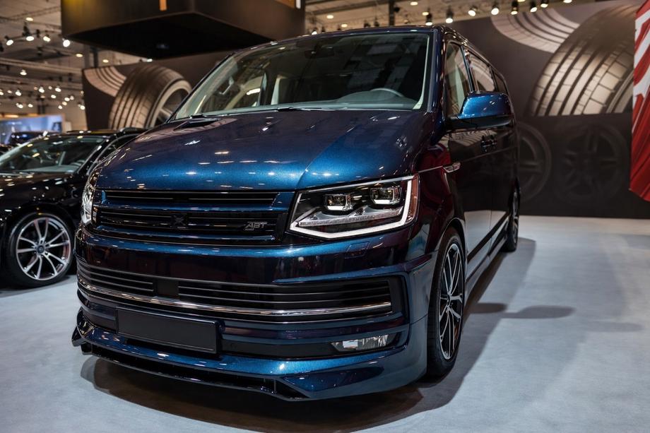 Volkswagen T6 2015–2024 Frontspoilerläpp till stötfångare ABT Original 2015-2018 (för lackering) Image
