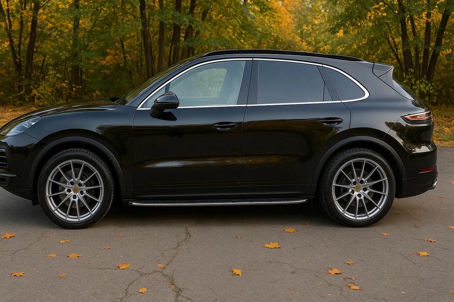 Porsche Cayenne 2018– Sidosteg (2 st, aluminium) Image