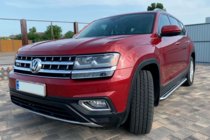 Volkswagen Atlas (Terramont) 2016– OEM sidosteg (2 st, aluminium) foto 1