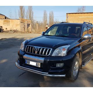 Främre frontskyddsbåge ST014 (rostfritt stål) Toyota Land Cruiser Prado 120 2002–2009 foto 3