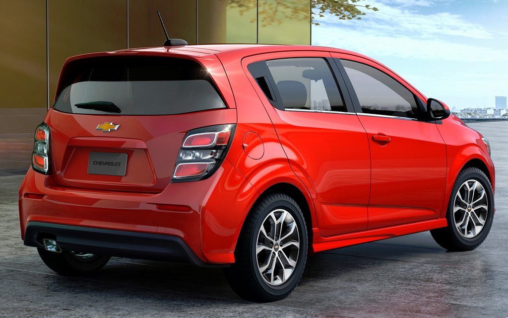 Ansiktslyft halvkombi Chevrolet Aveo