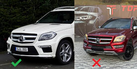 Mercedes GL/GLS-klass X166 2012–2019 Främre grill GT Panamericana (för GL High) foto 8