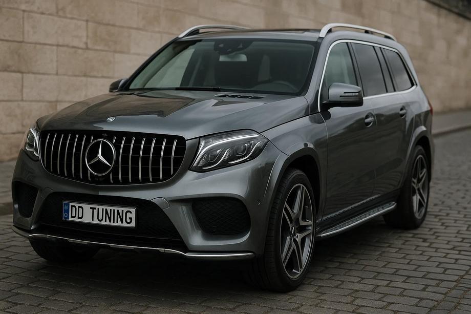 Mercedes GL/GLS-klass X166 2012–2019 Frontgrill GT Panamericana (för GLS) Foto 1