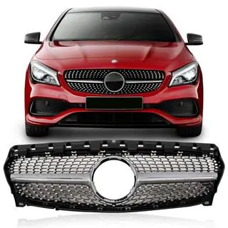 Främre grill (2017-2019, Diamond Silver)