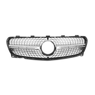 Främre grill Diamond Silver (2017-2019) Mercedes GLA X156 2014–2019 foto 2
