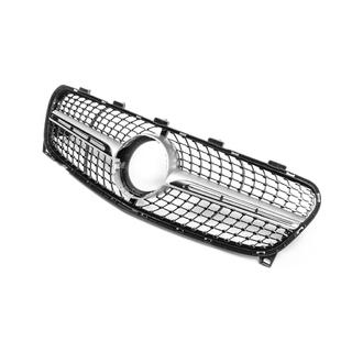 Främre grill Diamond Silver (2017-2019) Mercedes GLA X156 2014–2019 foto 4