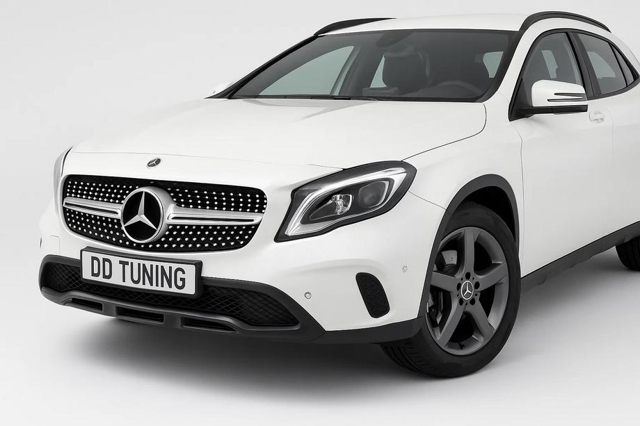 Mercedes GLA X156 2014–2019 Främre grill Diamond Silver (2017-2019) Image