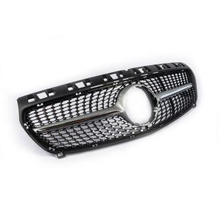 Främre grill Diamond Silver (2012-2015) Mercedes A-сlass W176 2012–2018 foto 4
