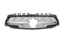 Mercedes A-class W177 2018– Framgrill Diamond Silver (för 2018-2022) foto 2