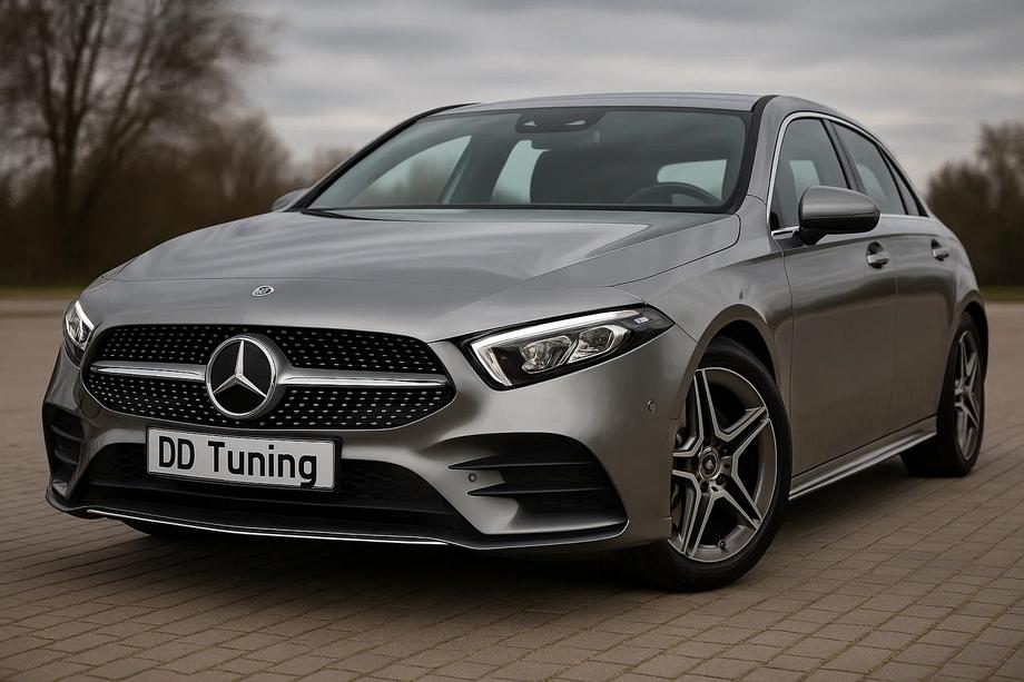 Mercedes A-class W177 2018– Framgrill Diamond Silver (för 2018-2022) Image