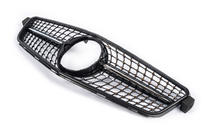 Mercedes C-klass W204 2007–2015 Främre kylargrill Diamond Black foto 3