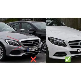 Framgrill Panamericana GT (för Avantgarde/AMG-Line/C43 AMG) foto 4