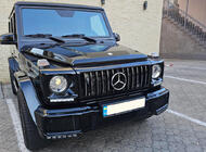Mercedes G class W463 1990–2018 Frontgrill (GT, med kromlister) Vit med kromlister foto 1