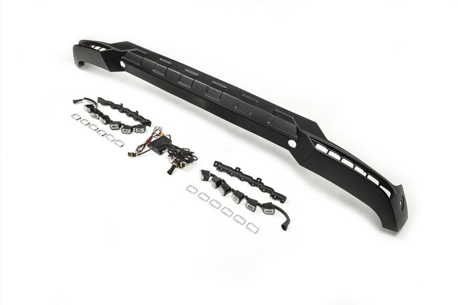Mercedes G class W463 1990–2018 Frontspoilerläpp BRBS med LED Foto 6