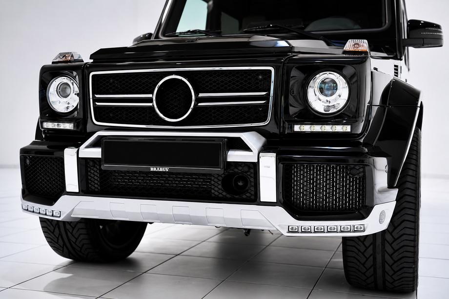 Mercedes G class W463 1990–2018 Frontspoilerläpp BRBS med LED Foto 1