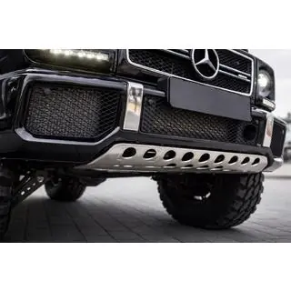 Frontbågeskydd (rostfritt stål) Mercedes G class W463 1990–2018 foto 2