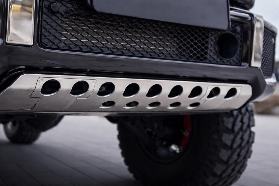 Mercedes G class W463 1990–2018 Frontbågeskydd (rostfritt stål) Foto 1