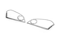 Nissan Qashqai 2007–2010 Kromade strålkastarkåpor (2 st, plast) foto 3