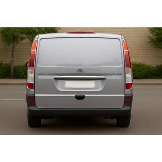 Kromade bakljusramar i rostfritt stål (2 st) Mercedes Vito W639 2004–2014 foto 1