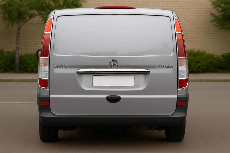 Mercedes Vito W639 2004–2014 Kromade bakljusramar i rostfritt stål (2 st) Image