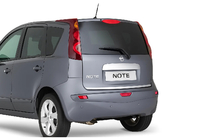 Nissan Note 2004–2012 Kromlist till baklucka (rostfritt stål) foto 3