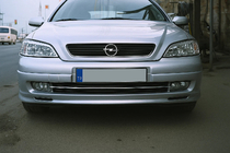 Opel Astra G Classic 1998–2012 Kromade strålkastarkåpor (2 st, plast) foto 1