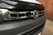 Volkswagen T5 2010–2015 Grillister (Carmos, 2 st, rostfritt) foto 5