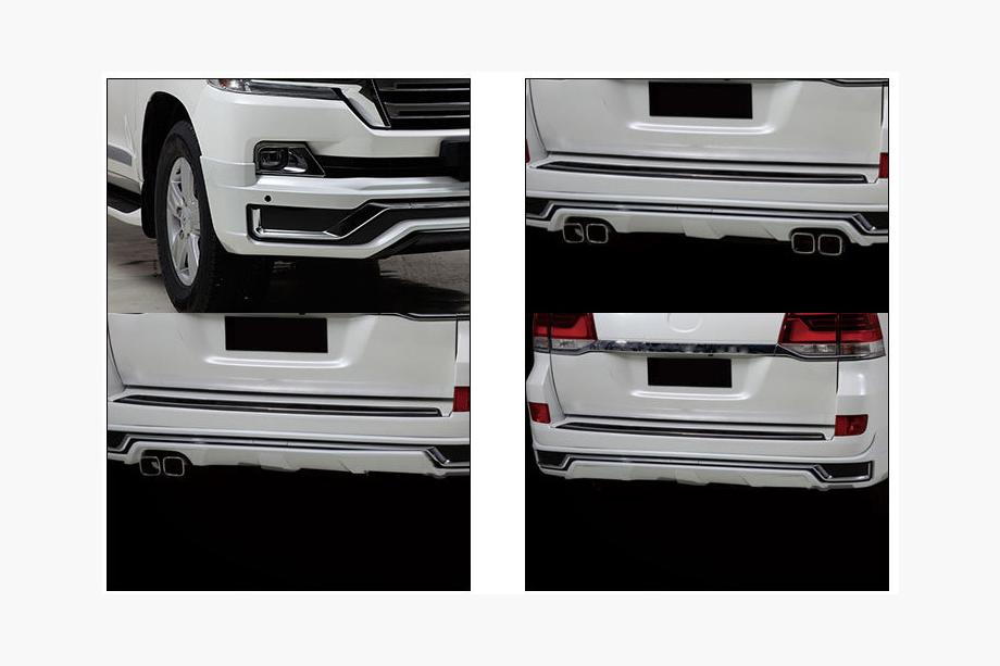 Toyota Land Cruiser 200 2007–2021 Bodykit 2016↗ (Modelista V3) Vit färg Foto 6