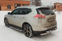 Nissan X-trail T32/Rogue 2014–2021 Bakre skyddsbåge NSXT.13.6.B1-08 (rostfritt stål) foto 4