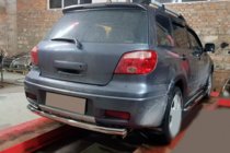 Mitsubishi Outlander 2001–2006 Bakre skyddsbåge AK002/2 (rostfritt stål) foto 2