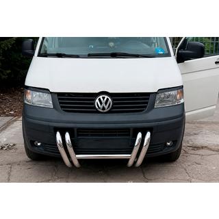 Frontbåge ST006-03 Nostrils (rostfritt stål) Volkswagen T5 Transporter 2003–2010 foto 2