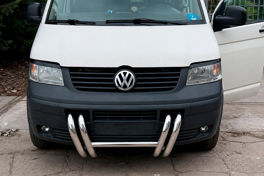 Volkswagen T5 Transporter 2003–2010 Frontbåge ST006-03 Nostrils (rostfritt stål) Foto 2