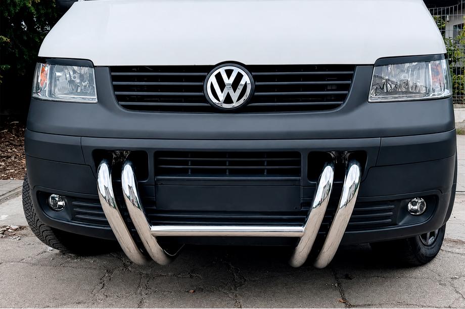 Volkswagen T5 Transporter 2003–2010 Frontbåge ST006-03 Nostrils (rostfritt stål) Foto 3