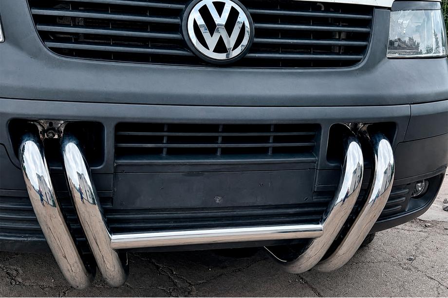 Volkswagen T5 Transporter 2003–2010 Frontbåge ST006-03 Nostrils (rostfritt stål) Foto 4