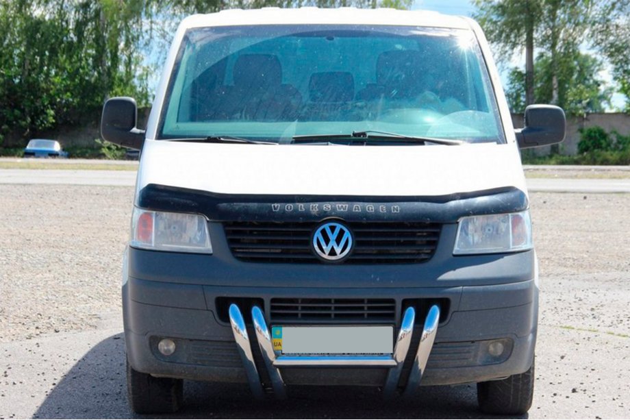 Volkswagen T5 Transporter 2003–2010 Frontbåge ST006-03 Nostrils (rostfritt stål) Foto 8