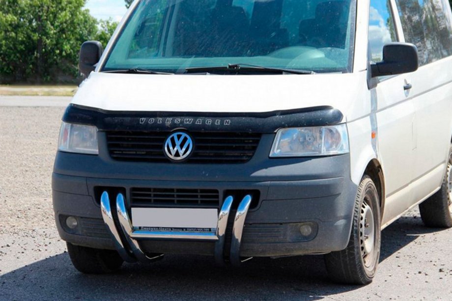 Volkswagen T5 Transporter 2003–2010 Frontbåge ST006-03 Nostrils (rostfritt stål) Foto 7