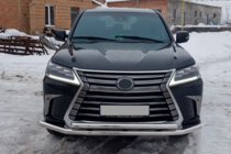 Lexus LX570/450d 2008–2022 Frontbåge ST014 (2015+, rostfritt) foto 6