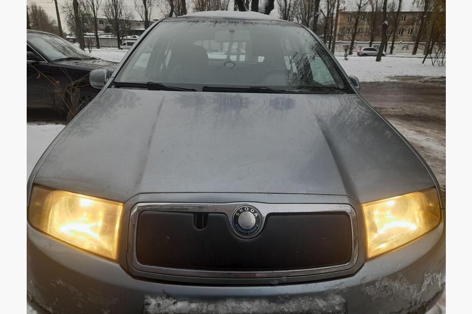 Skoda Fabia 2000–2007 Vintertäckning för frontgrillen Matt Image