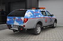 Mitsubishi L200 2006–2015 Hardtop till flak Canopy commercial foto 2