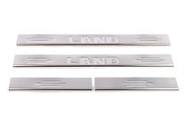 Toyota Land Cruiser 100 1998–2007 Rostfria instegslister Carmos (4 st) foto 2