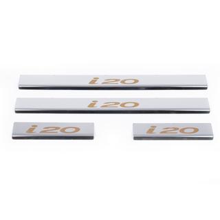 Instegslister Carmos V1 (4 st, rostfritt stål) Hyundai I-20 2008–2012 foto 2