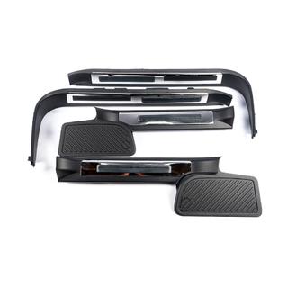 Plasttröskelskydd med belysning (svarta) Toyota Land Cruiser 200 2007–2021 foto 4
