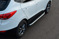 Hyundai IX-35 2010–2015 Sidosteg Fullmond (2 st, aluminium) foto 3